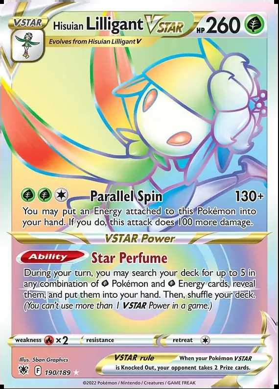 Hisuian Lilligant VSTAR 190 Normal
