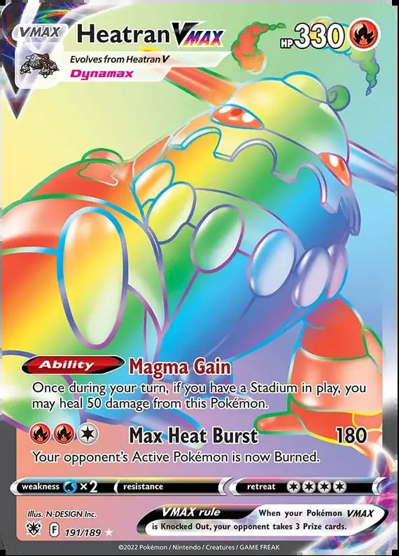 Heatran VMAX 191 Normal