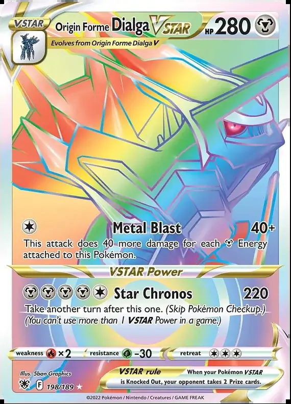 Origin Forme Dialga VSTAR 198 Normal