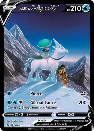 Ice Rider Calyrex V TG14 Normal