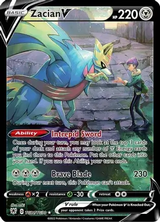 Zacian V TG21 Normal