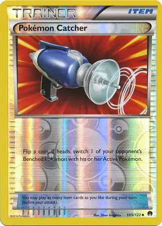 Pokemon Catcher Reverse Holo 105 Normal