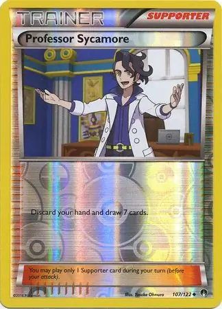 Professor Sycamore Reverse Holo 107 Normal