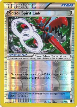 Scizor Spirit Link Reverse Holo 111 Normal