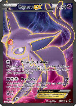 Full Art Espeon EX 117 Normal