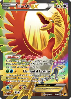 Full Art Ho-Oh EX 121 Normal