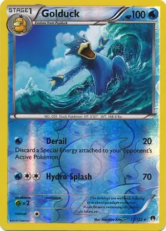 Golduck Reverse Holo 17 Normal