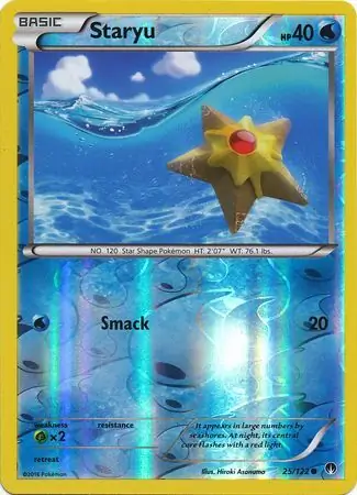 Staryu Reverse Holo 25 Normal