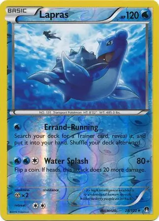 Lapras Reverse Holo 28 Normal