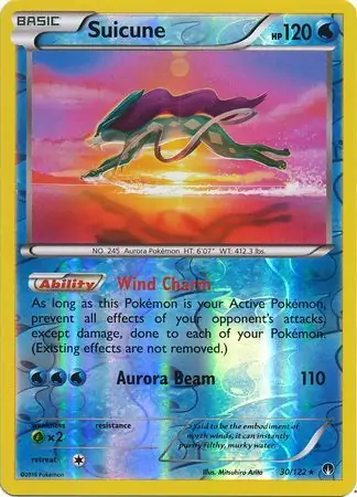 Suicune Reverse Holo 30 Normal