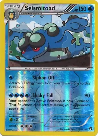 Seismitoad Reverse Holo 35