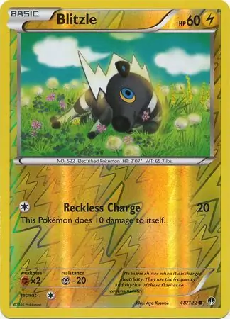 Blitzle Reverse Holo 48 Normal