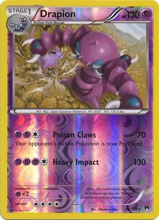 Drapion Reverse Holo 54 Normal