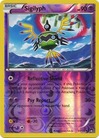 Sigilyph Reverse Holo 55 Normal