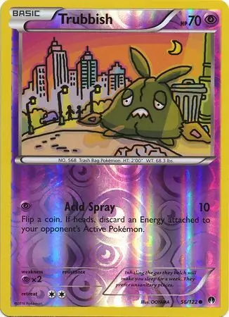 Trubbish Reverse Holo 56 Normal