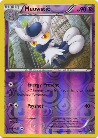 Meowstic Reverse Holo 59 Normal