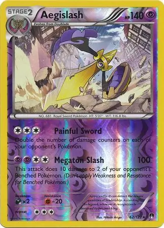 Aegislash Reverse Holo 62