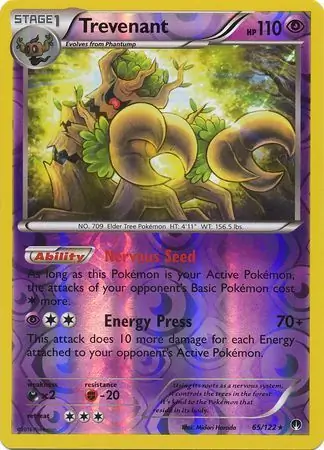 Trevenant Reverse Holo 65