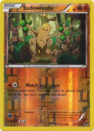 Sudowoodo Reverse Holo 67 Normal