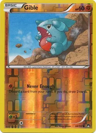 Gible Reverse Holo 68 Normal