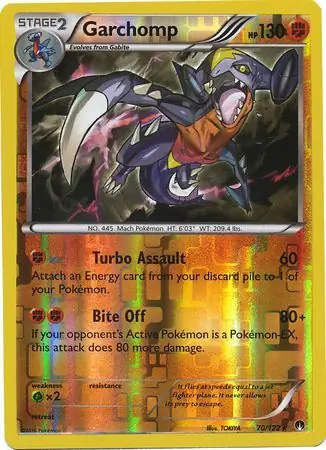 Garchomp Reverse Holo 70 Normal