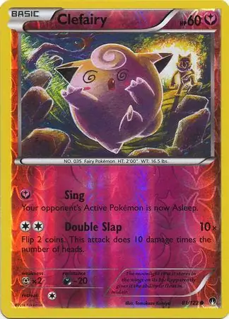 Clefairy Reverse Holo 81 Normal