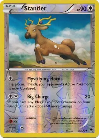 Stantler Reverse Holo 91 Normal