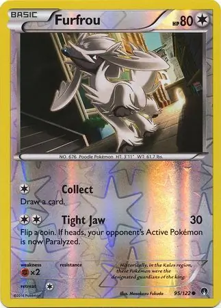 Furfrou Reverse Holo 95 Normal
