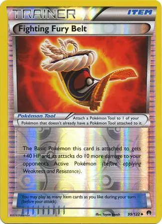 Fighting Fury Belt Reverse Holo 99 Normal