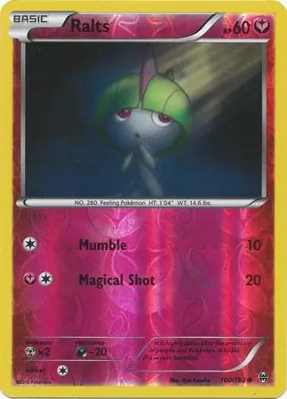 Ralts Reverse Holo 100 Normal