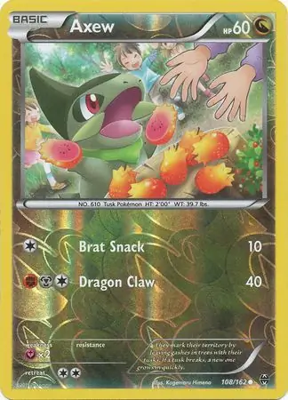 Axew Reverse Holo 108