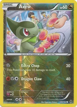 Axew Reverse Holo 109 Normal