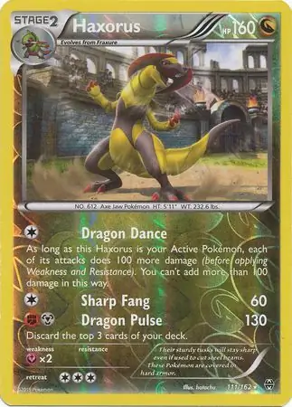 Haxorus Reverse Holo 111 Normal
