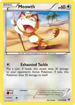 Meowth 114 Normal