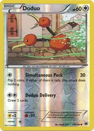 Doduo Reverse Holo 115 Normal