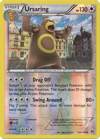 Ursaring Reverse Holo 122 Normal