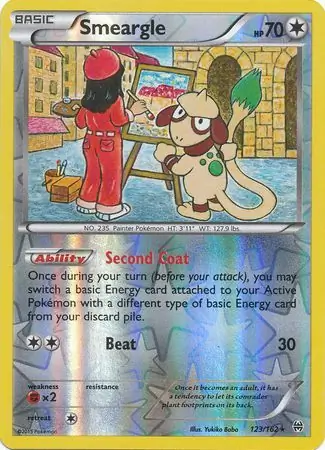 Smeargle Reverse Holo 123