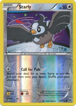 Starly Reverse Holo 125 Normal