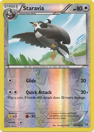 Staravia Reverse Holo 126 Normal