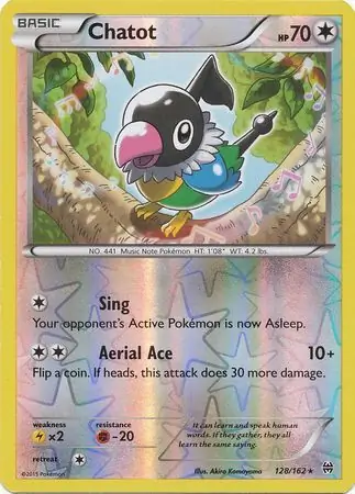 Chatot Reverse Holo 128 Normal