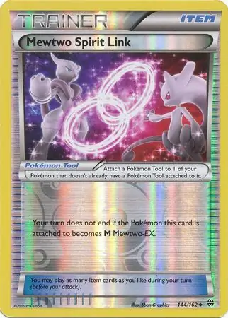Mewtwo Spirit Link Reverse Holo 144