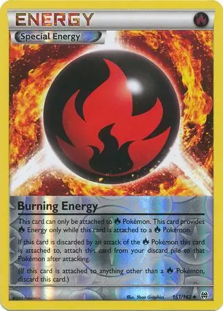 Burning Energy Reverse Holo 151 Normal