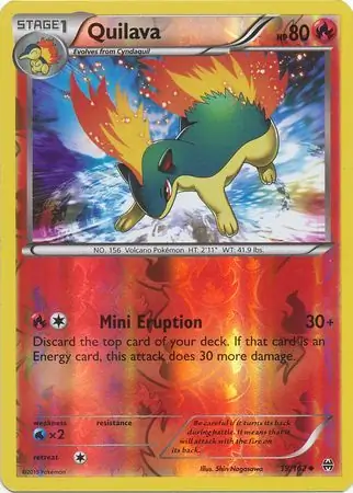 Quilava Reverse Holo 19 Normal