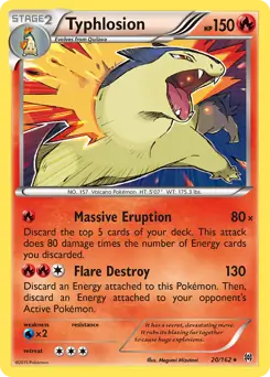 Typhlosion Holo 20 Normal