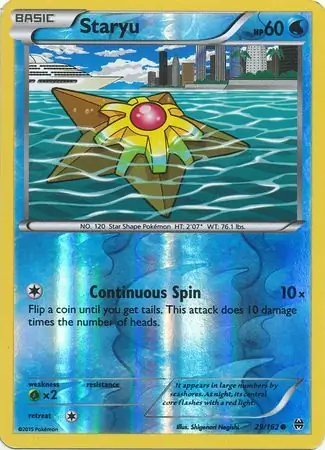 Staryu Reverse Holo 29 Normal