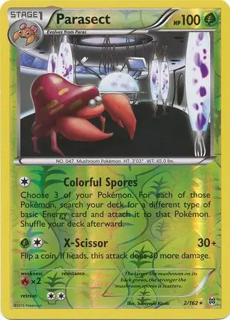 Parasect Reverse Holo 2 Normal