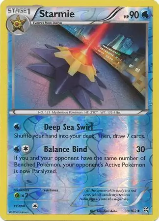 Starmie Reverse Holo 30
