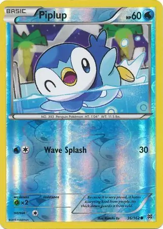 Piplup Reverse Holo 36 Normal