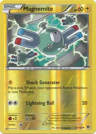 Magnemite Reverse Holo 52
