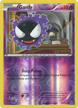 Gastly Reverse Holo 58